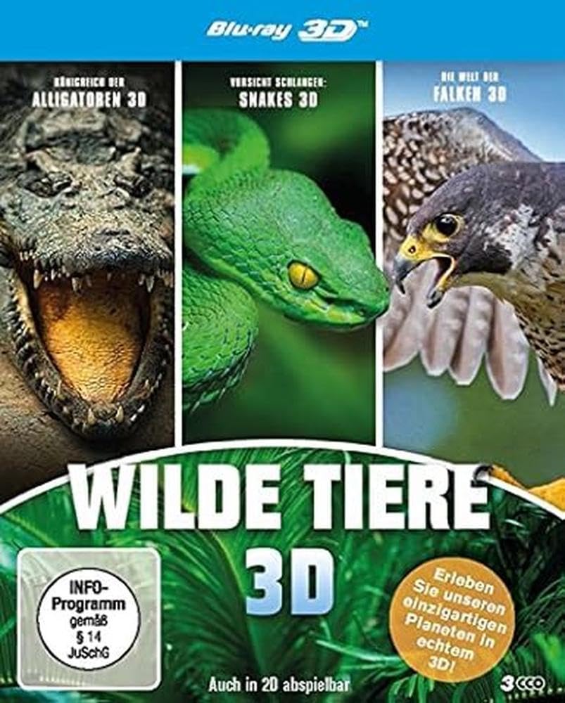Wilde Tiere 3D (3 x Blu-ray