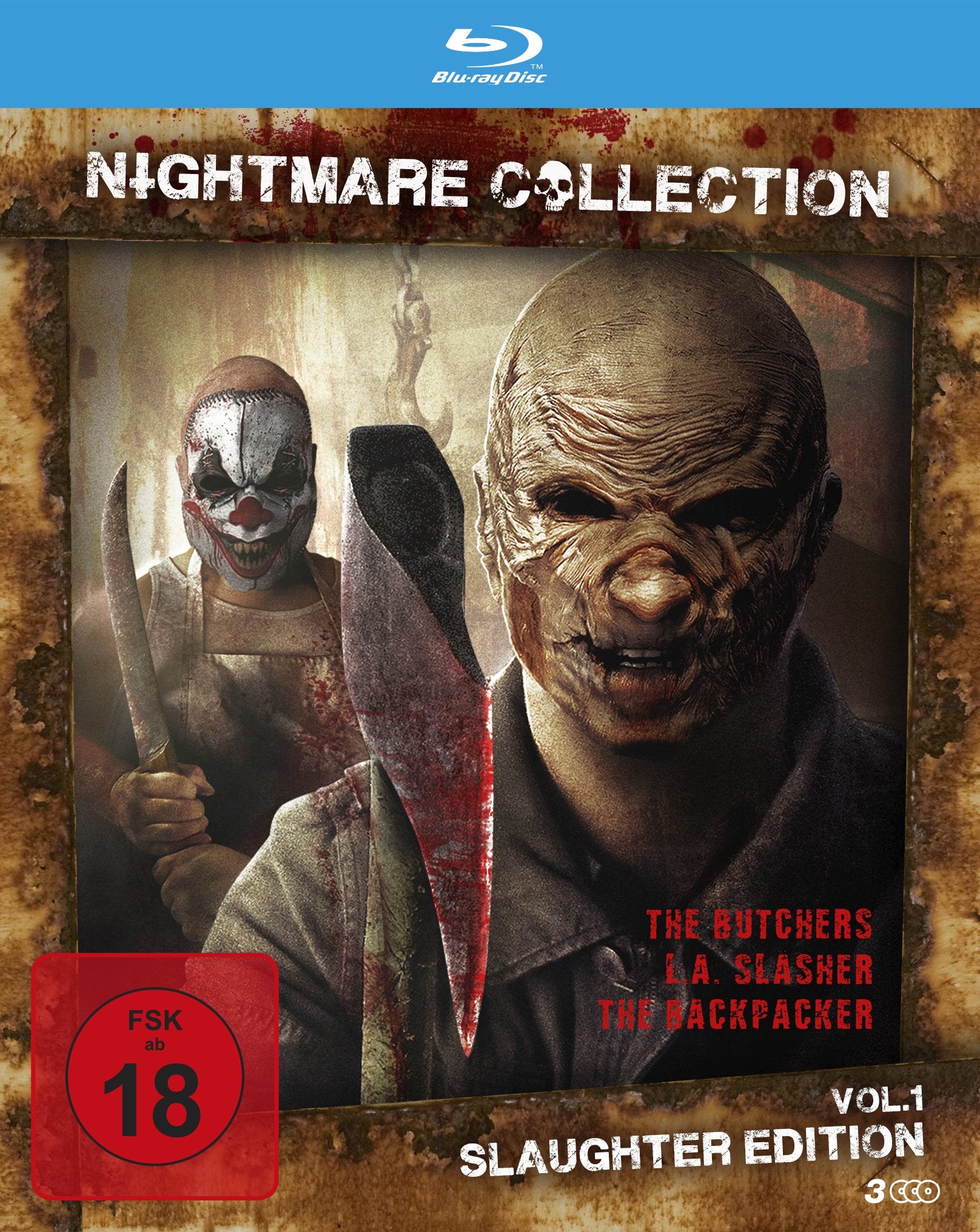 VARIOUS - NIGHTMARE COLLECTION VOL.1-SLAUGHTER EDITION (1 Blu-ray