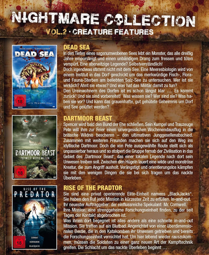 VARIOUS - NIGHTMARE COLLECTION VOL.2: CREATURE FEATURES (1 DVD