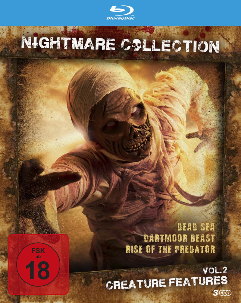 Nightmare Collection Vol. 2 - Creature Features (3 Horrorfilme auf Blu-ray im Sammelschuber