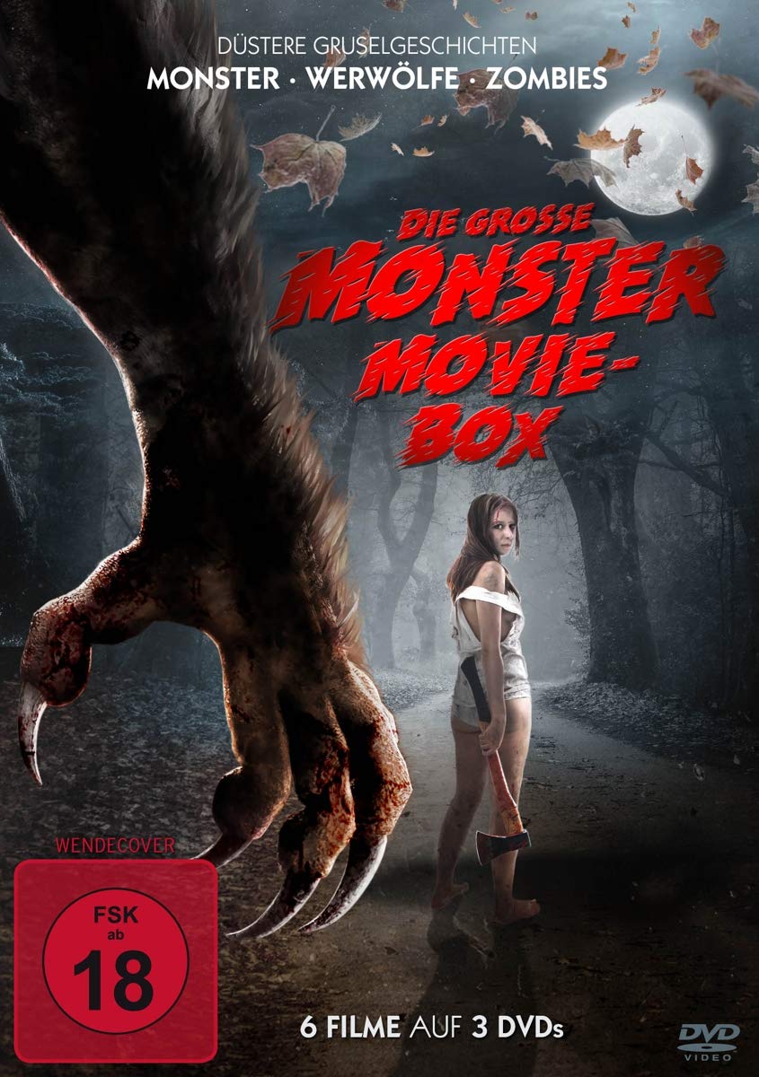 Die große Monster Movie-Box - (6 Filme) -  - (Dartmoor Beast, Darkest Day, The Hollow Child, Uncaged, Tank 432, Dead Sea