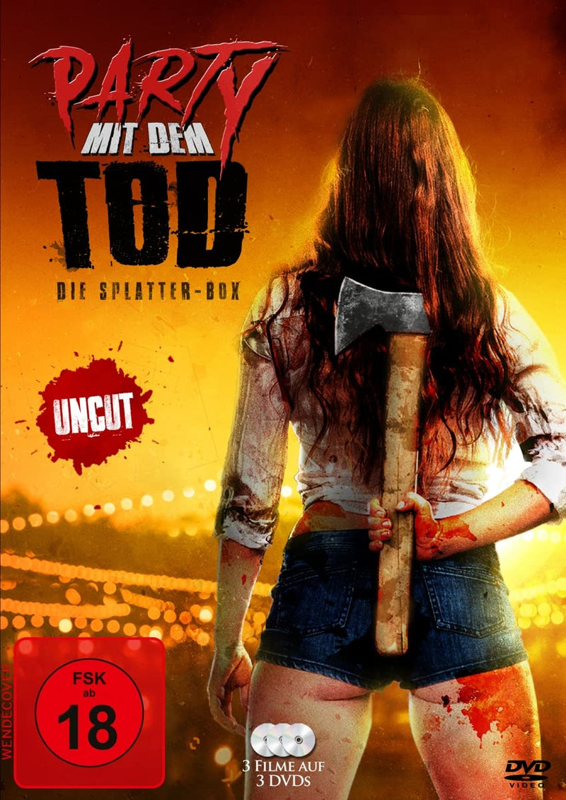 Party mit dem Tod - Die Splatter-Collection - (3 Filme) -  - Uncut (Blood Fest, Death Game: Du bist der Nächste, Bus Party to Hell