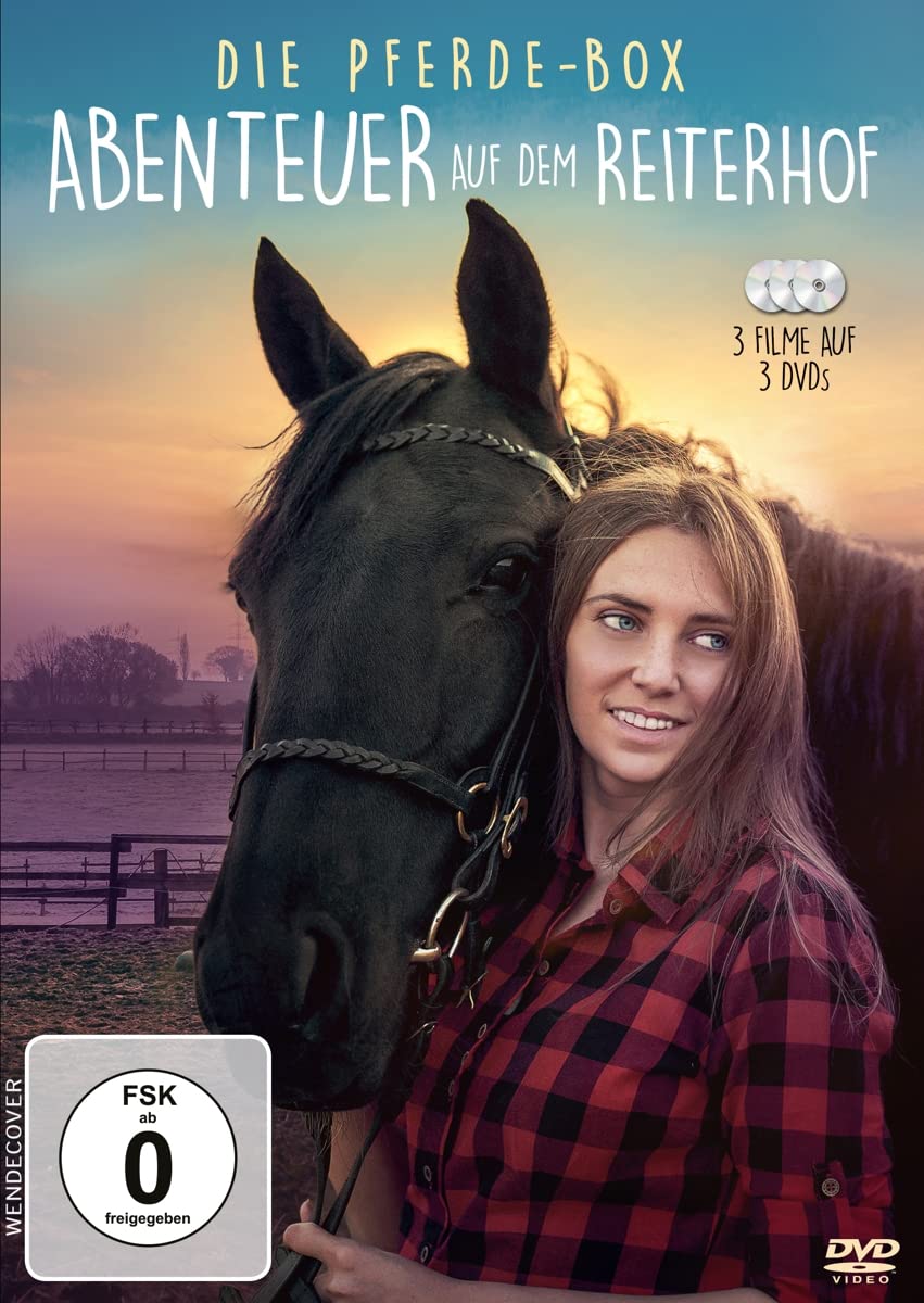 Abenteuer auf dem Reiterhof - Die Pferde-Box - (3 Filme) -  (A Champion Heart, Fest im Sattel, Horse Camp