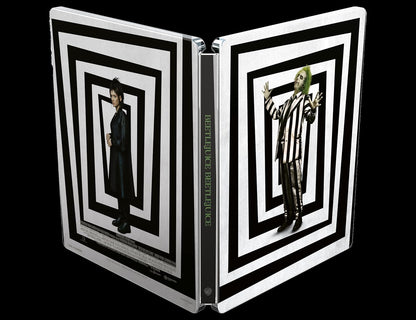 Beetlejuice Beetlejuice Limited Edition 4K UHD Steelbook - Italian Import