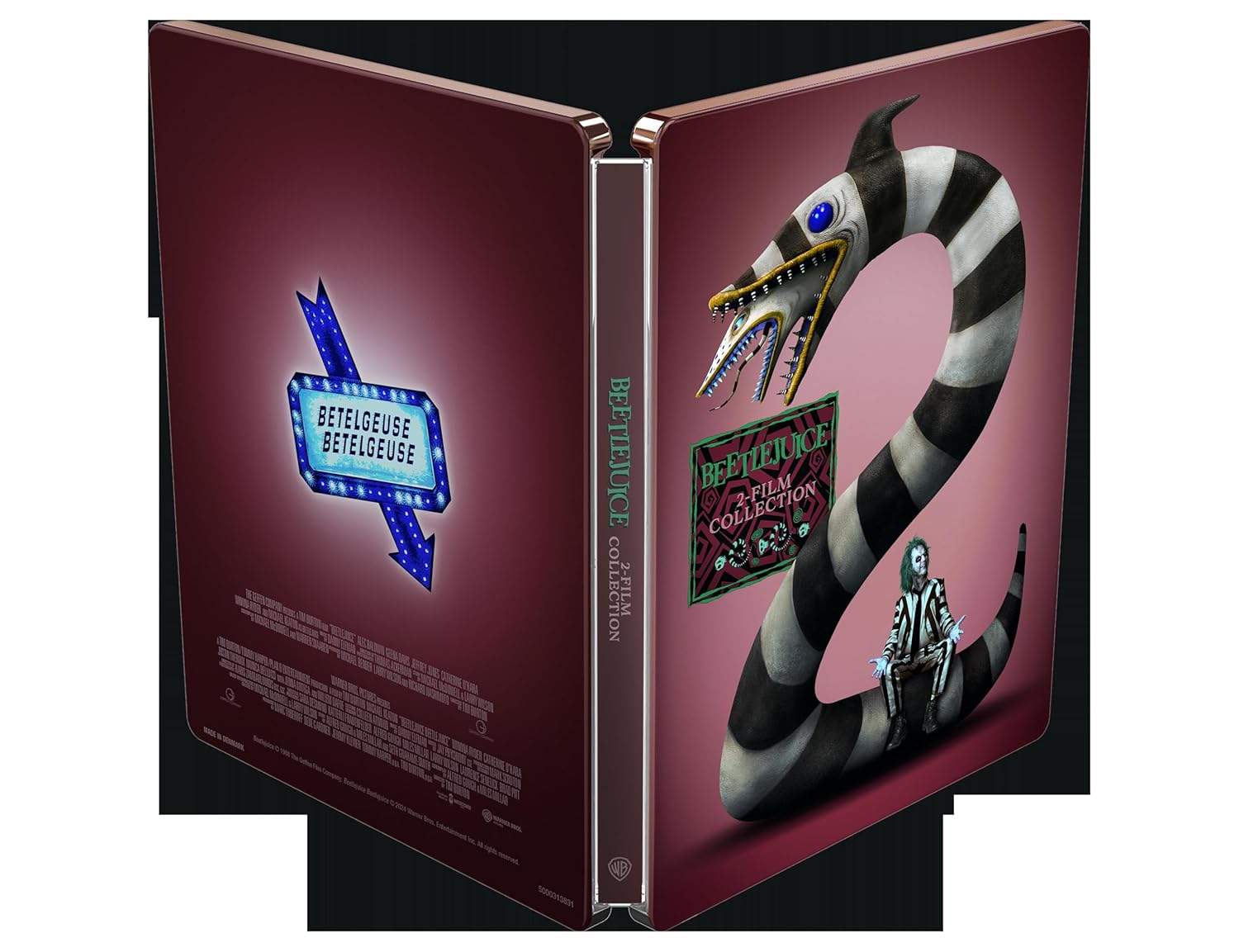 BEETLEJUICE 2-FILM STEELBOOK (4K Ultra HD)