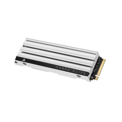 CORSAIR MP600 ELITE 4TB M.2 PCIe Gen4 x4 NVMe SSD voor PS5 – Inclusief Heatsink – M.2 2280 – Tot 7.000MB/sec Sequentieel Lezen – High-Density-3D TLC NAND – Wit