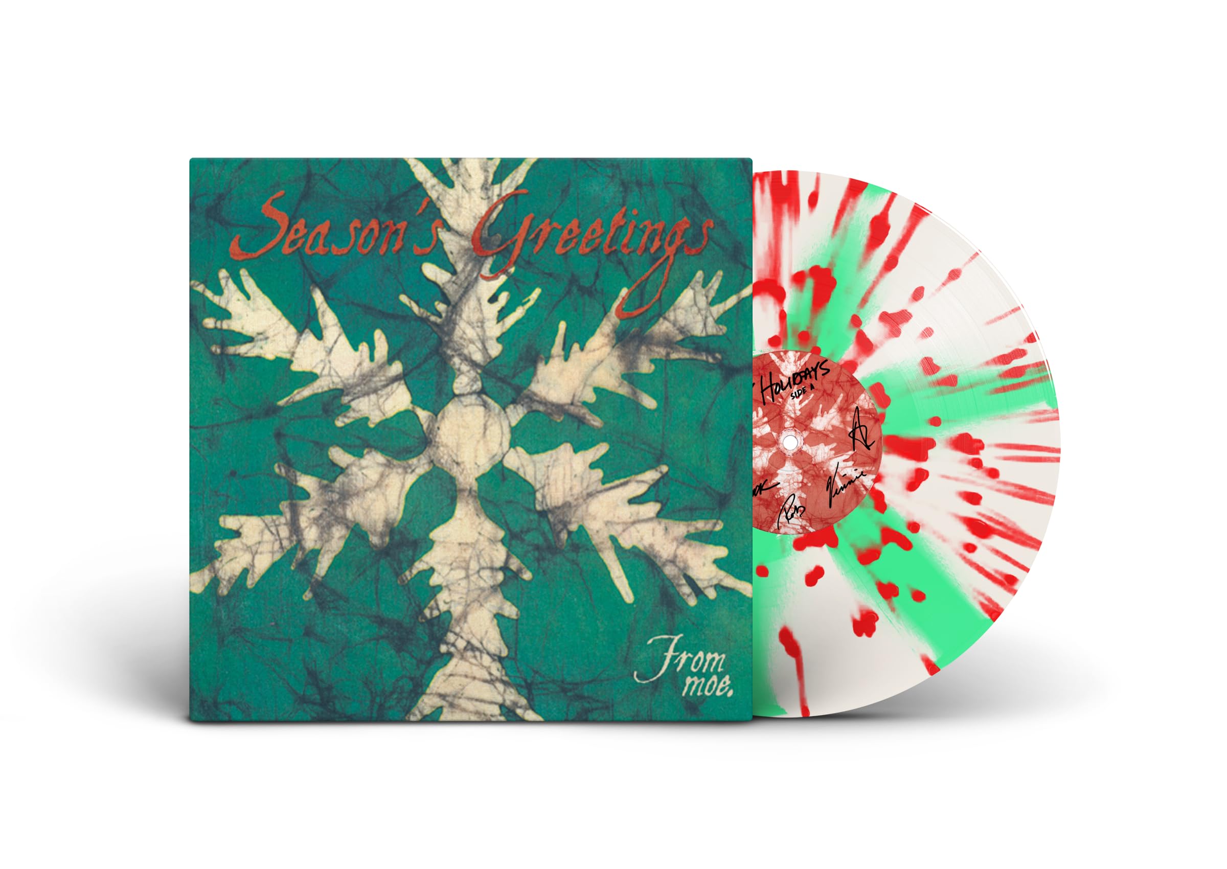 Season's Greetings from moe. Red/White/Green Pinwheel