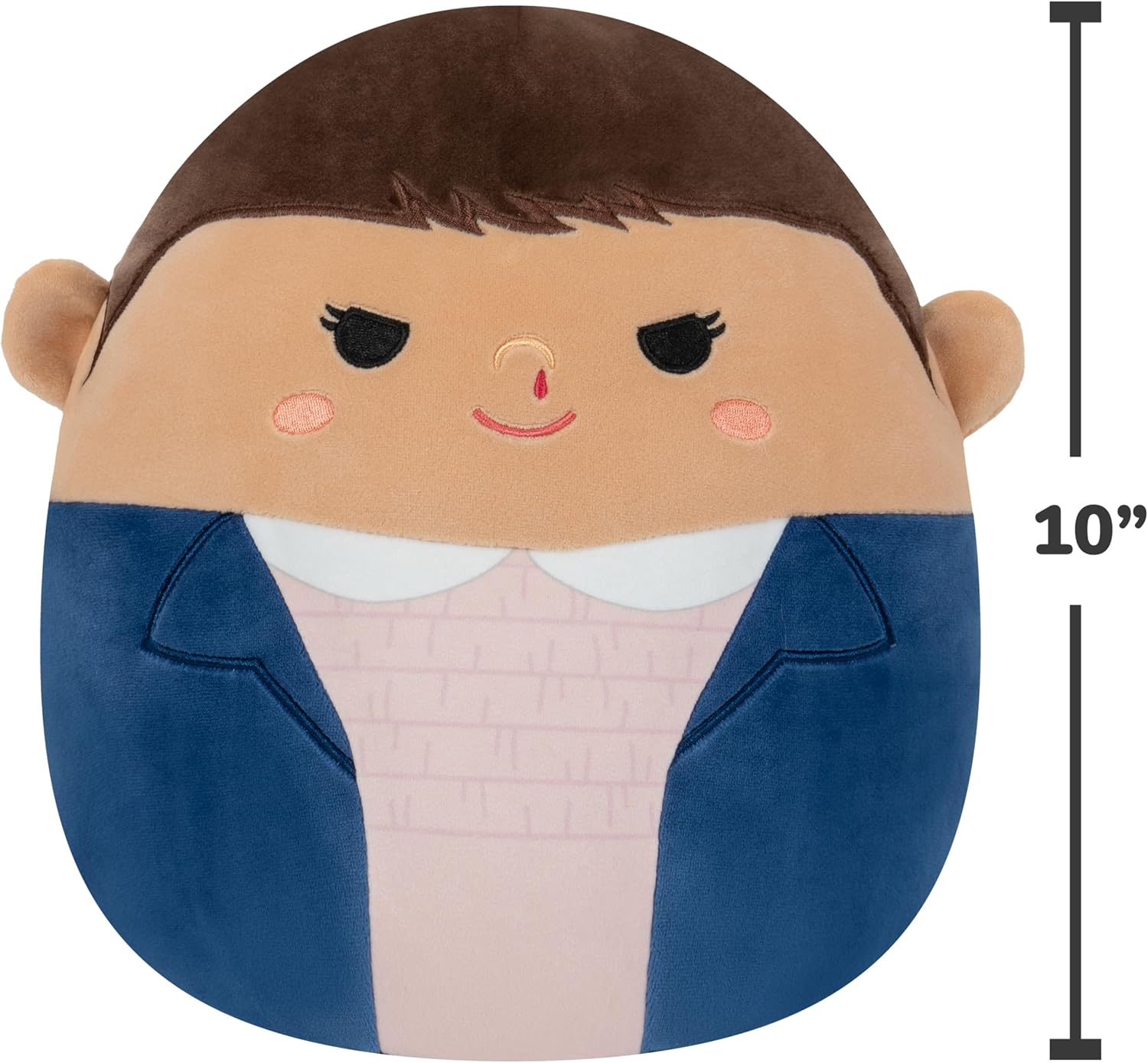 Squishmallows Original “Stranger Things” 10-Inch Eleven - Official Jazwares Plush (Medium-Sized)