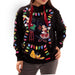 Loungefly Disney Mickey's Light Up Decorations Hooded Sweatshirt Small