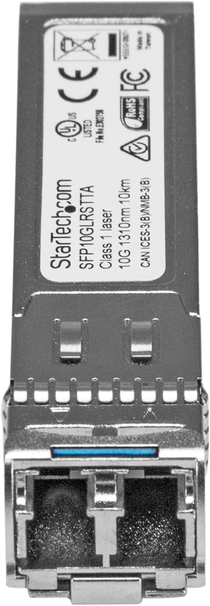 StarTech.com Cisco SFP-10G-LR-S Compatible SFP+ Module - 10GBASE-LR - 10GbE Single Mode Fiber Optic Transceiver - 10GbE SFP+ - LC 10km 1310nm DDM Cisco Firepower, ASR9000, C9300 (SFP10GLRSTTA)