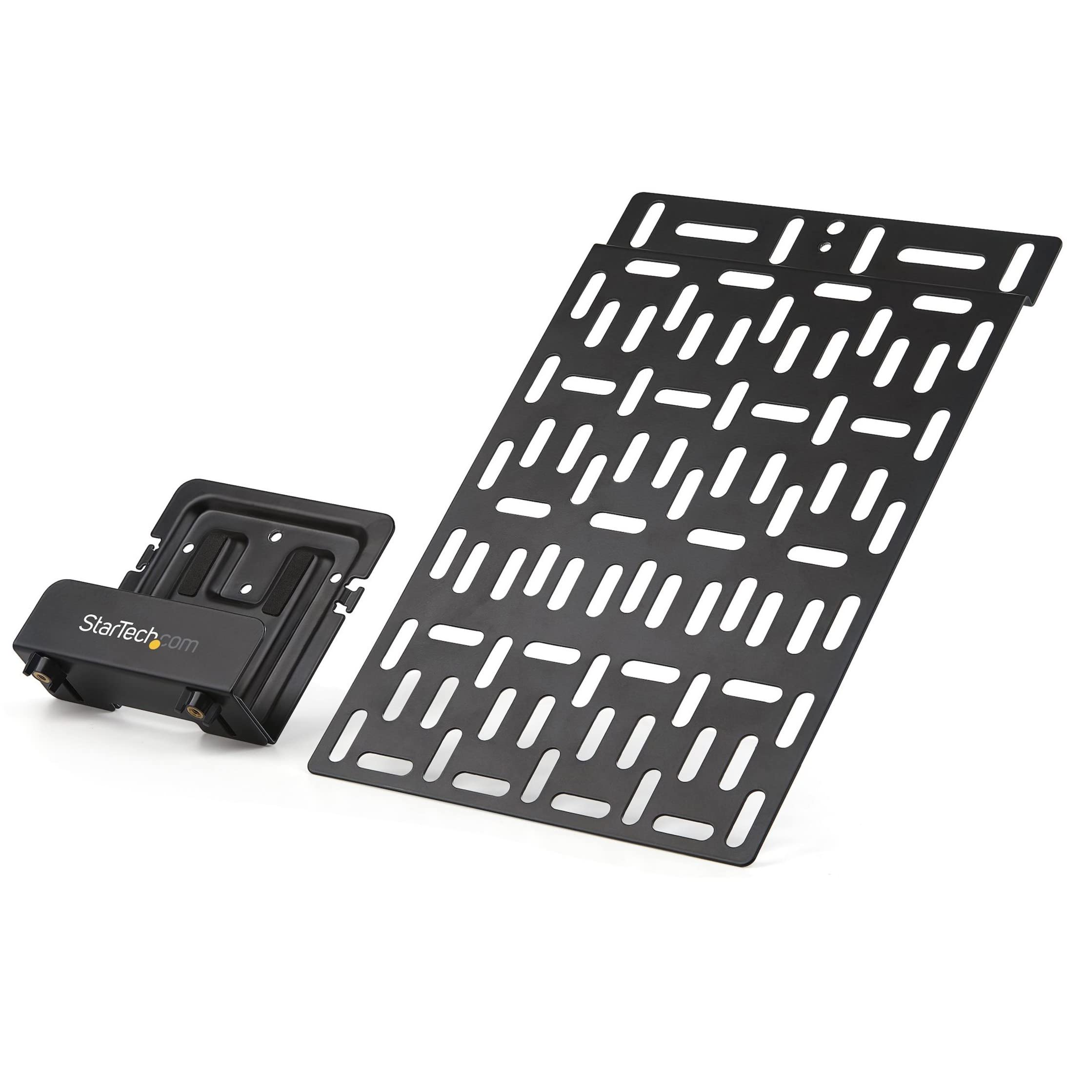 StarTech.com Universal TV Accessory Mount - Adjustable TV & Wall Mount Bracket - Media Players/Router/Modem/AV Switches & Extenders/Apple TV - Hidden Cable Box Mount Behind TV - 11lb (5kg) (MDBOXMNT