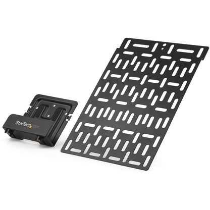 StarTech.com Universal TV Accessory Mount - Adjustable TV & Wall Mount Bracket - Media Players/Router/Modem/AV Switches & Extenders/Apple TV - Hidden Cable Box Mount Behind TV - 11lb (5kg) (MDBOXMNT