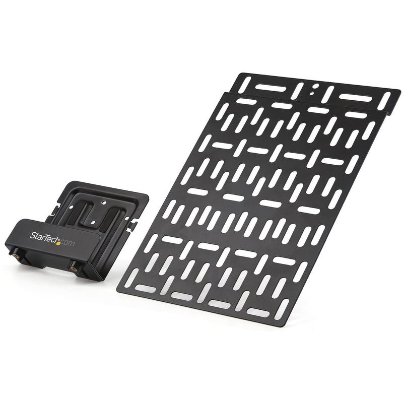 StarTech.com Universal TV Accessory Mount - Adjustable TV & Wall Mount Bracket - Media Players/Router/Modem/AV Switches & Extenders/Apple TV - Hidden Cable Box Mount Behind TV - 11lb (5kg) (MDBOXMNT