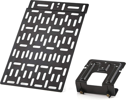StarTech.com Universal TV Accessory Mount - Adjustable TV & Wall Mount Bracket - Media Players/Router/Modem/AV Switches & Extenders/Apple TV - Hidden Cable Box Mount Behind TV - 11lb (5kg) (MDBOXMNT