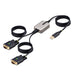 StarTech.com Cable Adaptador USB a Serie de 2 Puertos - 4m - Retención COM - FTDI - Conversor USB a DB9 RS232 Serial