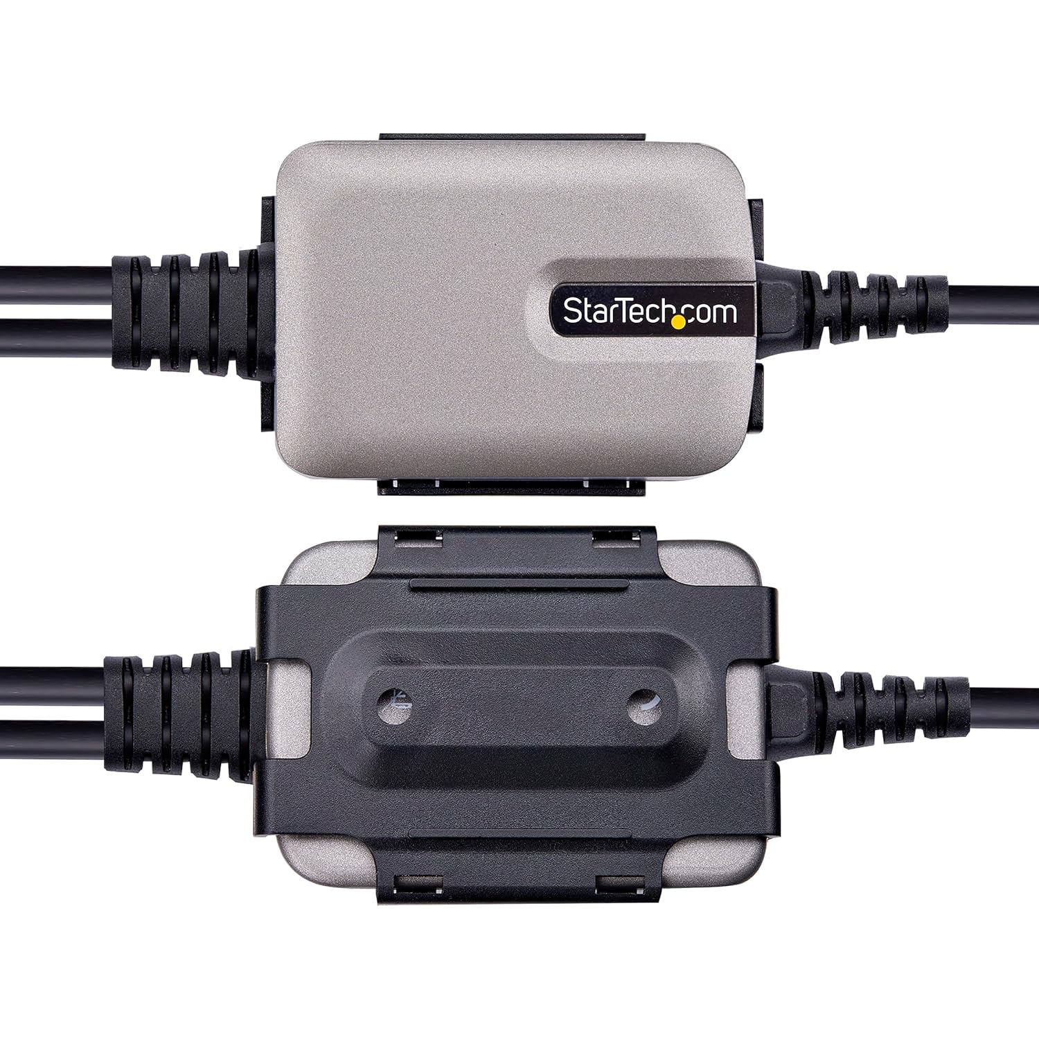 StarTech.com 2ft (60cm) 2-Port USB to Serial Adapter Cable, COM Retention, FTDI, USB to DB9 RS232, Changeable DB9 Screws/Nuts
