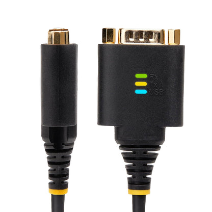 StarTech.com 2ft (60cm) 2-Port USB to Serial Adapter Cable, COM Retention, FTDI, USB to DB9 RS232, Changeable DB9 Screws/Nuts