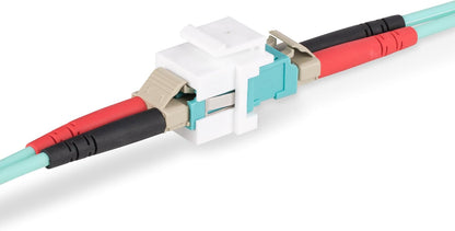 StarTech. Coupleur de fibre LC avec prise Keystone duplex LC/UPC, coupleur Keystone fibre optique pour panneau de brassage
