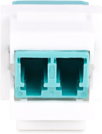 StarTech. Coupleur de fibre LC avec prise Keystone duplex LC/UPC, coupleur Keystone fibre optique pour panneau de brassage