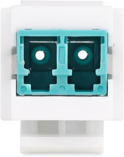 StarTech. Coupleur de fibre LC avec prise Keystone duplex LC/UPC, coupleur Keystone fibre optique pour panneau de brassage
