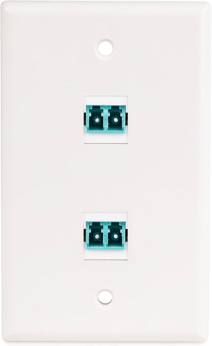 StarTech. Coupleur de fibre LC avec prise Keystone duplex LC/UPC, coupleur Keystone fibre optique pour panneau de brassage