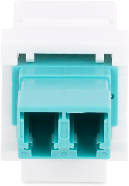 StarTech. Coupleur de fibre LC avec prise Keystone duplex LC/UPC, coupleur Keystone fibre optique pour panneau de brassage