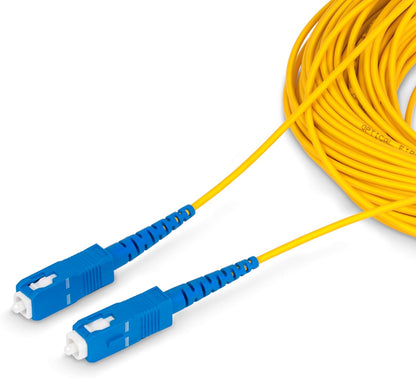 StarTech.com Cable de Fibra Óptica Simplex SC a SC (UPC) OS2 Monomodo de 30m - 9/125µm - 40G/100G - Cable LSZH