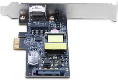 StarTech.com 1-Port 2.5Gbps NBASE-T PoE Network Card, Intel I225-V, 802.3af/at PoE+ Multi-Gigabit NIC, PCI Express Server LAN Card, SATA Powered Desktop Ethernet Interface (PR12GIP-NETWORK-CARD