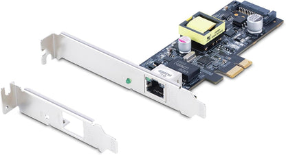 StarTech.com 1-Port 2.5Gbps NBASE-T PoE Network Card, Intel I225-V, 802.3af/at PoE+ Multi-Gigabit NIC, PCI Express Server LAN Card, SATA Powered Desktop Ethernet Interface (PR12GIP-NETWORK-CARD