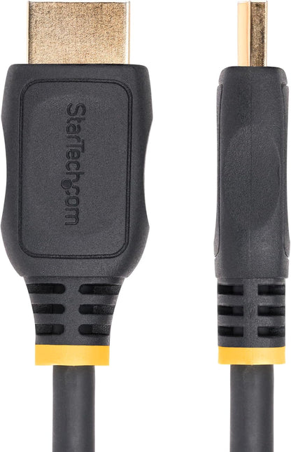 StarTech.com 18in (0.5m) HDMI 2.0 Extension Cable, High Speed HDMI Port Saver Cable, 4K 60Hz, HDMI Extension Cord, M/F