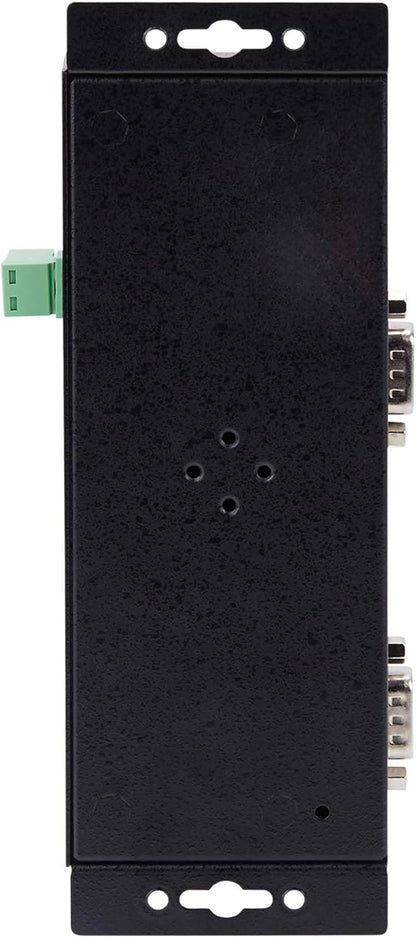 StarTech.com 2-Port Serial to Ethernet Adapter, IP Serial Device Server For Remote RS232 Devices, Wall/DIN Rail, LAN to DB9
