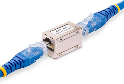 StarTech.com Coupleur RJ45 Blindé, Coupleur en Ligne Cat6a, Coupleur RJ45 Femelle vers Femelle (F/F) Brochage T568B, Extension de Câble Ethernet Blindé