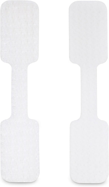 StarTech.com 3.5in (9cm) Cable Labels, 100 Pack, White, Hook-to-Hook Cable Tags, Write-On Cord Labels for Cable/Cord Management