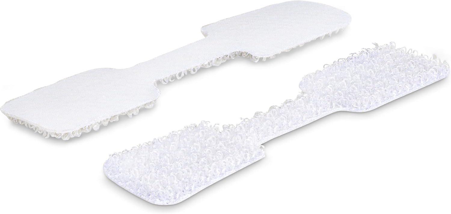 StarTech.com 3.5in (9cm) Cable Labels, 100 Pack, White, Hook-to-Hook Cable Tags, Write-On Cord Labels for Cable/Cord Management