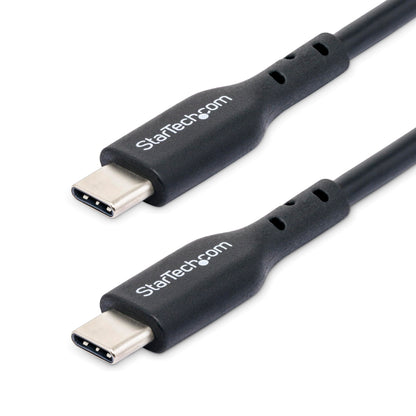 StarTech.com 2m (6ft) USB C Charging Cable, USB-C Cable, USB 2.0 Type-C Laptop Charger Cord, 60W 3A Power Delivery, M/M