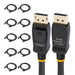 StarTech.com 2m (6.6ft) VESA Certified DisplayPort Cable - 10 Pack - DisplayPort 1.2 Cable/Cord, 4K60Hz, Latching DP Connectors