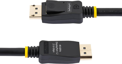 StarTech.com 2m (6.6ft) VESA Certified DisplayPort Cable - 10 Pack - DisplayPort 1.2 Cable/Cord, 4K60Hz, Latching DP Connectors