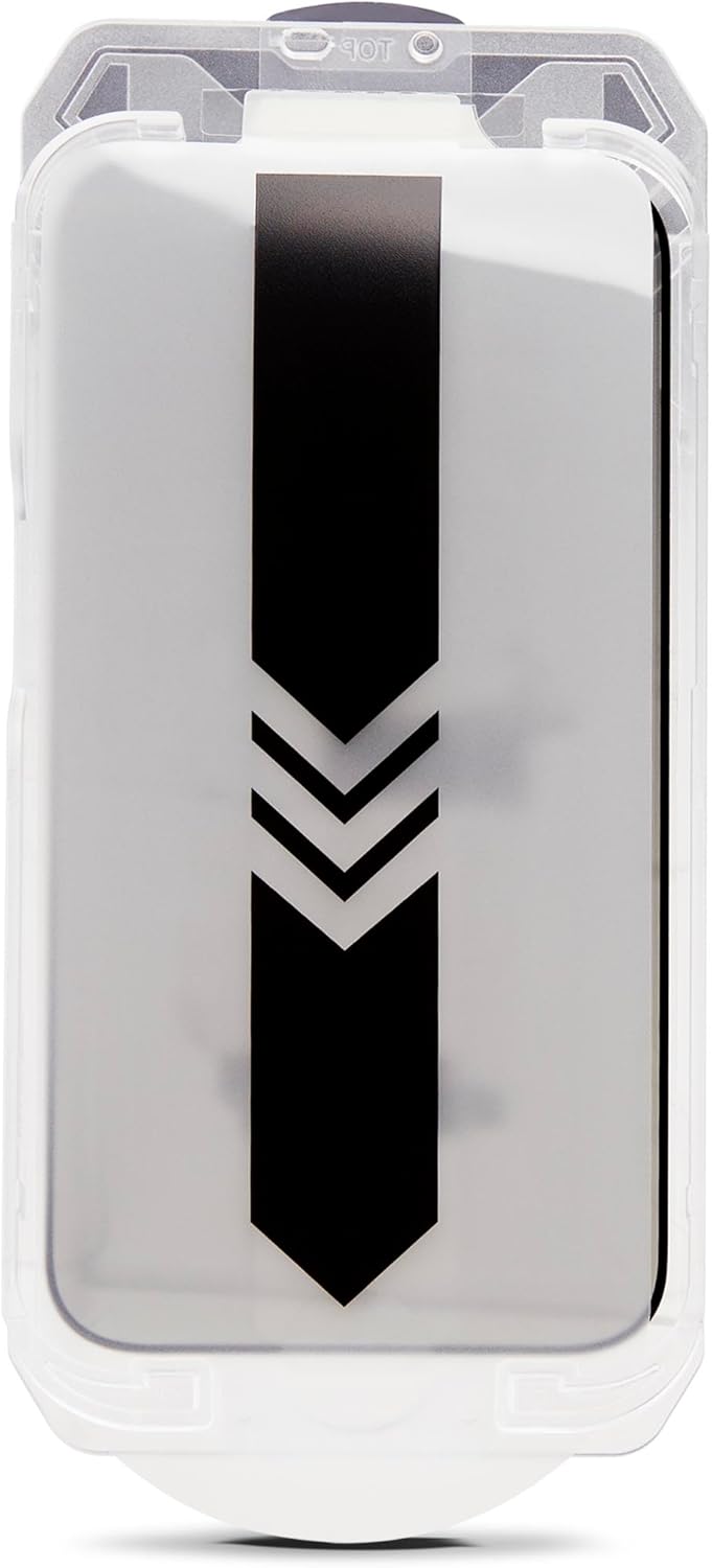 StarTech.com 4-Way Privacy Screen For iPhone 15 Plus, Portrait/Landscape, Touch-Enabled, +/- 30° View, Tempered Glass Filter Black