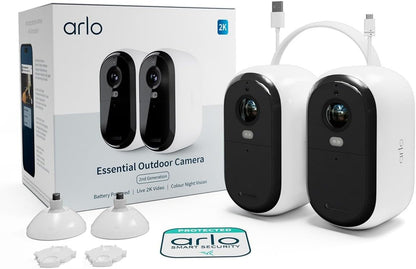 Essential2 2k Outdoor Camera 2-Pack