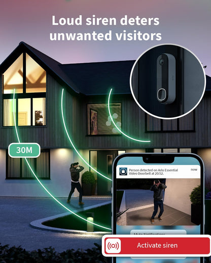 Essential2 2k Video Doorbell