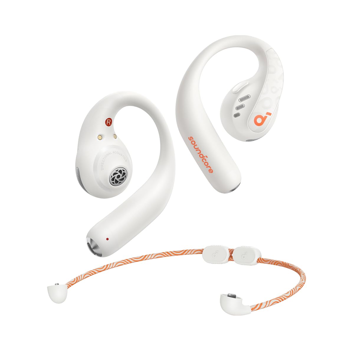 Soundcore Słuchawki bezprzewodowe o otwartej konstrukcji AeroFit Pro Białe