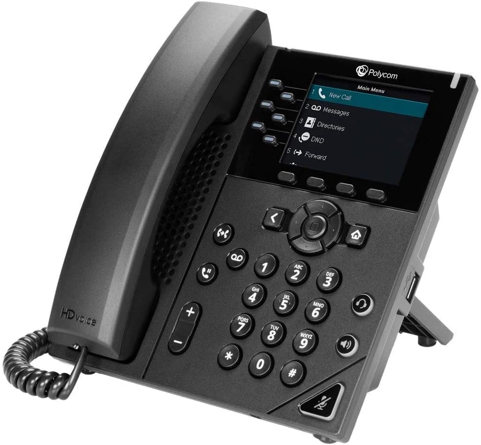 Polycom VVX 350 ( Hands Free Functionality, System Phone, IP Phone:IP enabled, Video Phone