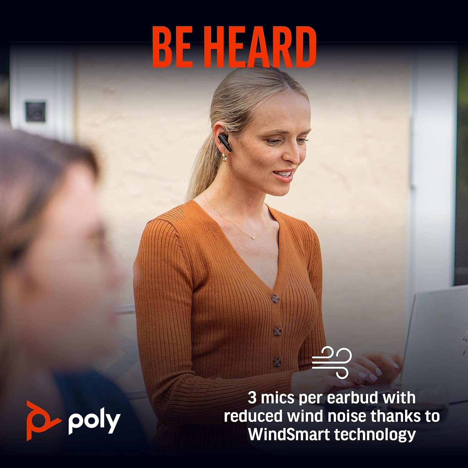 Poly Voyager Free 60 UC True Wireless Earbuds – Noise-Canceling Mics for Clear Calls – ANC – Portable Charge Case – Works w/iPhone, Android, PC/Mac – Teams Certified – Black