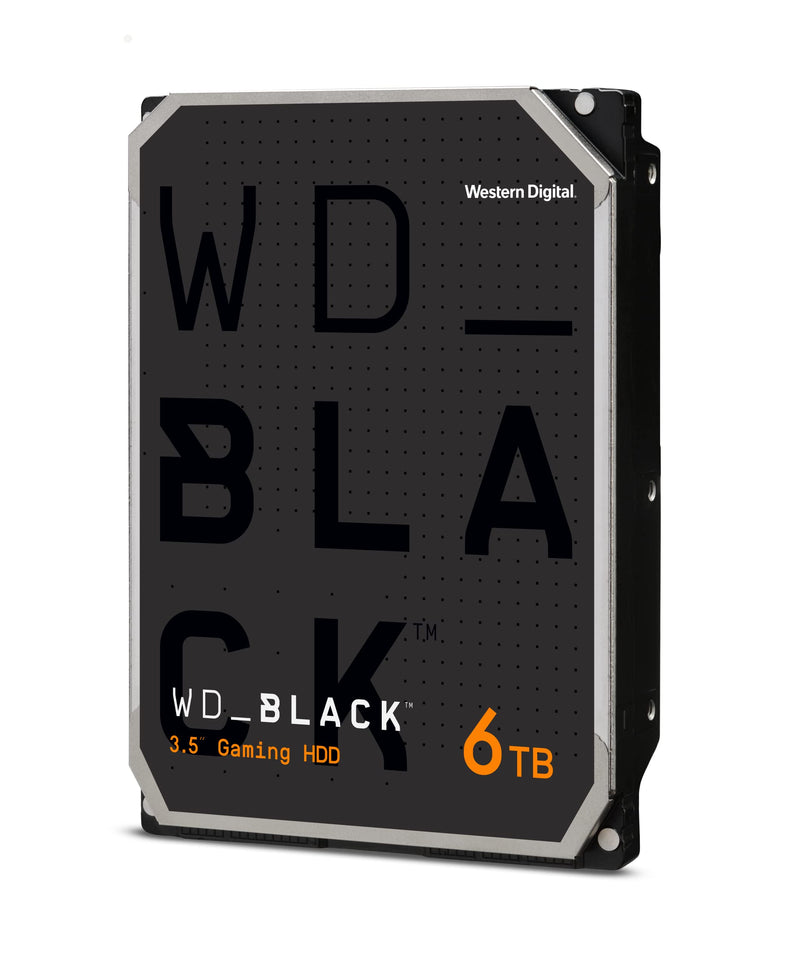 Western Digital 6TB WD_Black Performance Internal Hard Drive HDD - 7200 RPM, SATA 6 Gb/s, 256 MB Cache, 3.5" - WD6004FZBX
