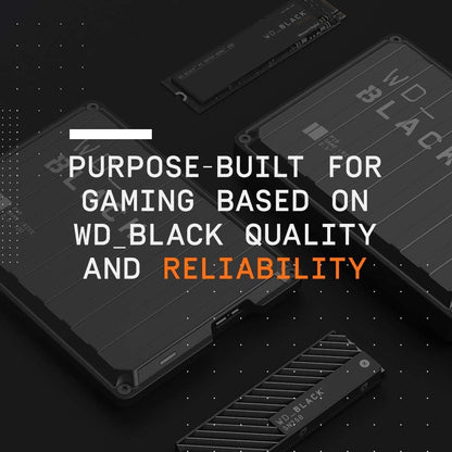 WD_BLACK P10 6TB Game Drive for Xbox, Xbox storage expansion, Portable Xbox external hard drive, On-the-Go Access to your Xbox Game Library, up to 130 MB/s, Includes 1 month Xbox Game Pass Ultimate