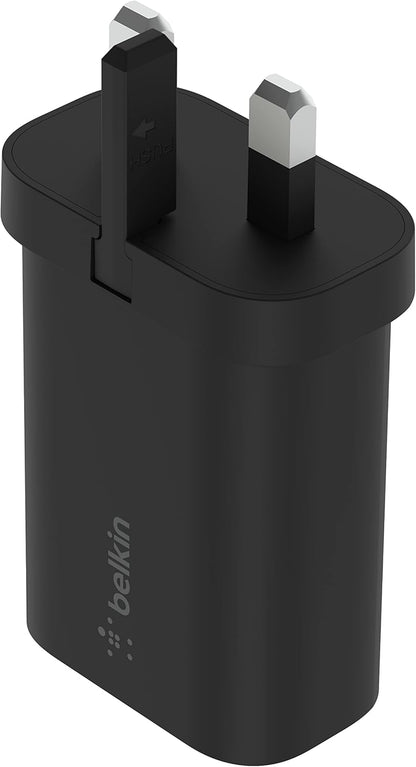 Belkin BoostCharge 25W Wall Chargers with PPS (USB-C Power Delivery, Fast Charger for iPhone, Samsung, Galaxy Tab, iPad and more)