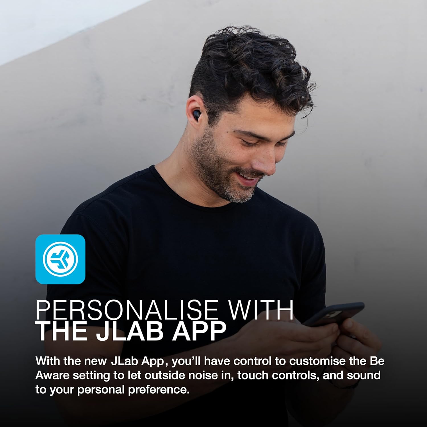JLab JBuds Mini True Wireless Earbuds, In Ear Headphones, Bluetooth Earphones, Ear Buds with 20H Playtime, Bluetooth Earbuds with Microphone, Charging Case, Multipoint, EQ3 Sound