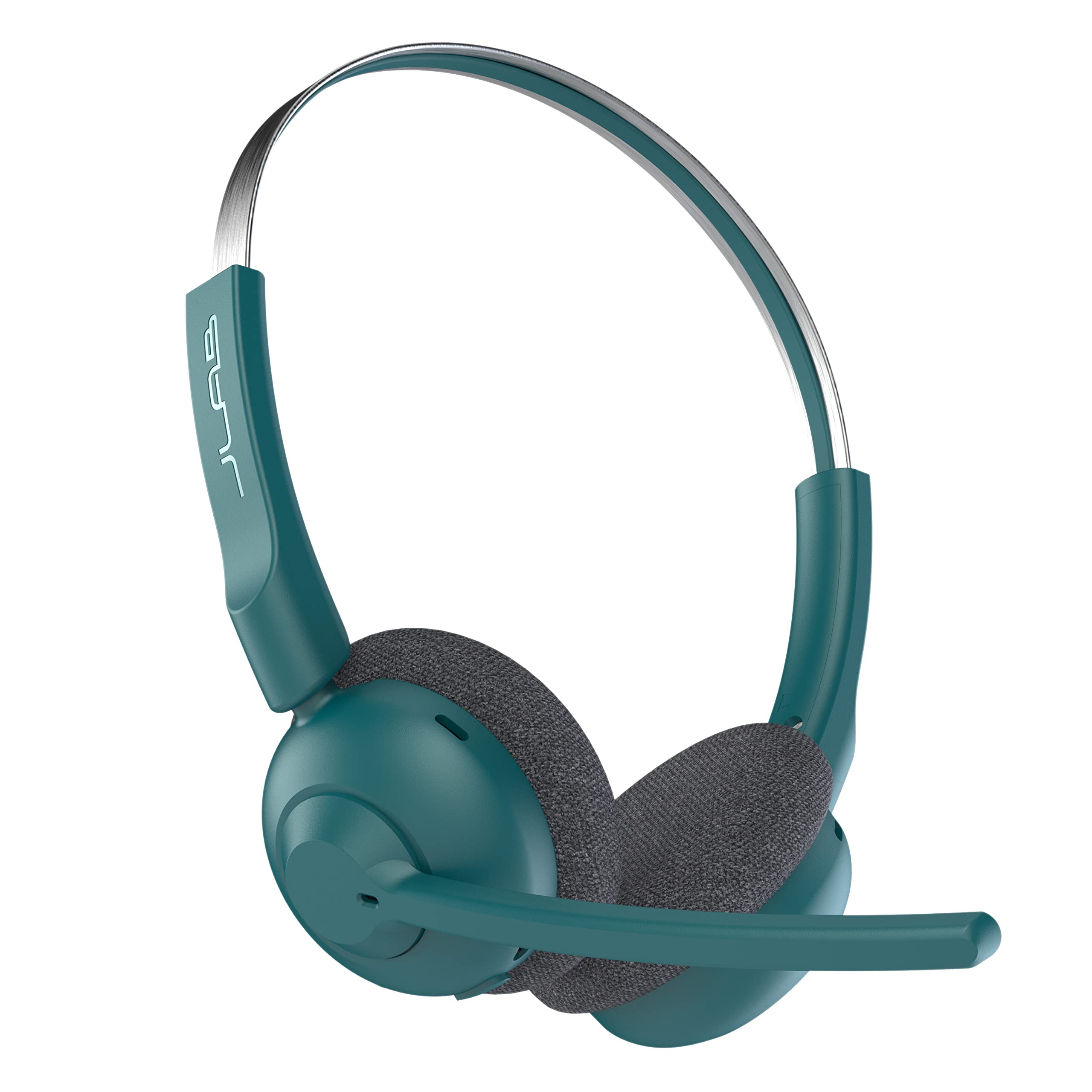 JLab Go Work Pop Wireless Headsets with Microphone - 50+ H Bluetooth Computer Headset, Multipoint Connect, On Ear Wireless Office PC Laptop Headphones with Microphone