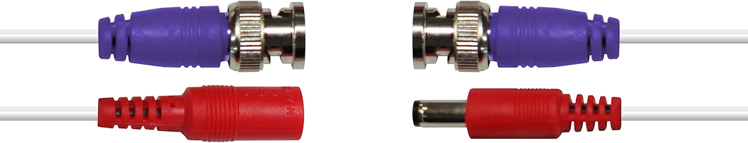 Swann 60m Security Extension Cable with BNC Connectors & Fire Rated UL Rating for DVR Security Cameras & Systems