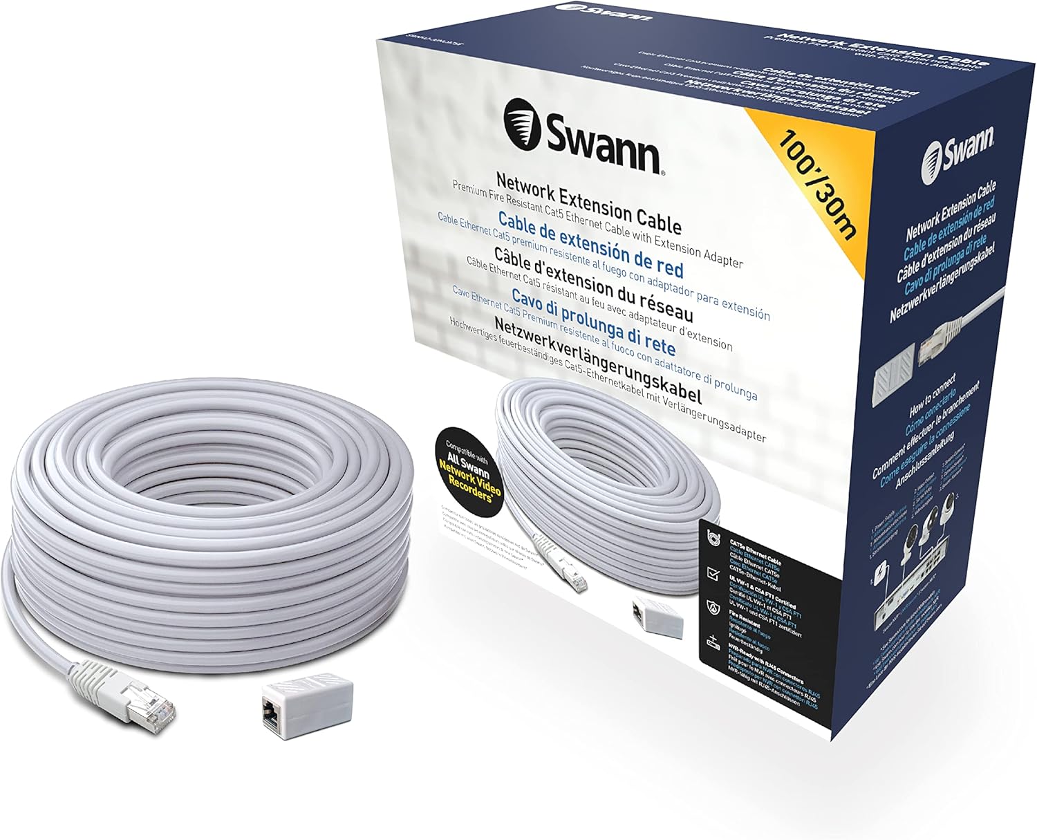 EUK -100ft/30m Network Extension Cable